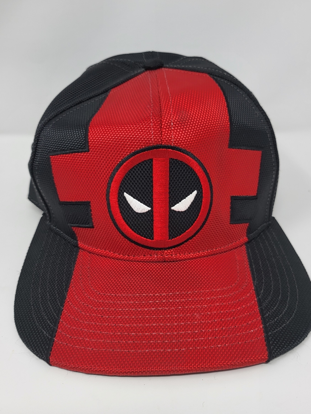Marvel Red and Black Deadpool Snapback Hat